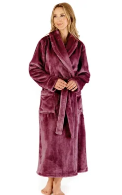 Luxury Flannel Fleece 48" Shawl Collar Wrap HC4342