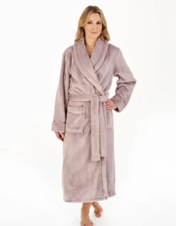 Luxury Flannel Fleece 48" Shawl Collar Wrap HC4342