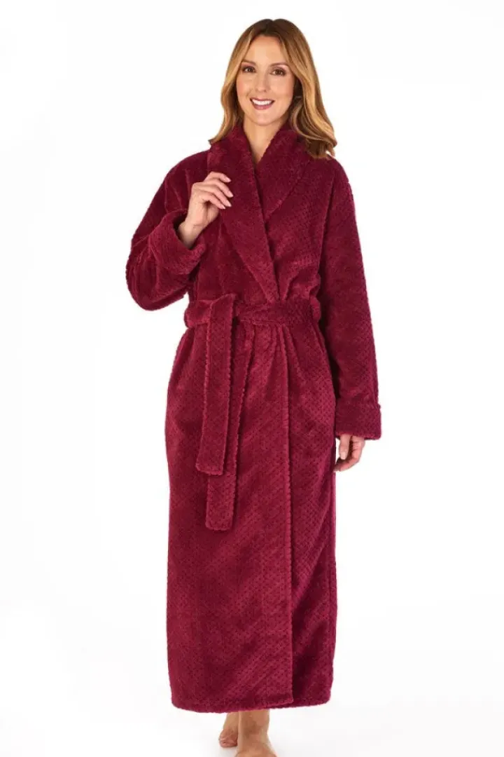 Luxury Waffle Fleece 52" Shawl Collar Wrap HC4329