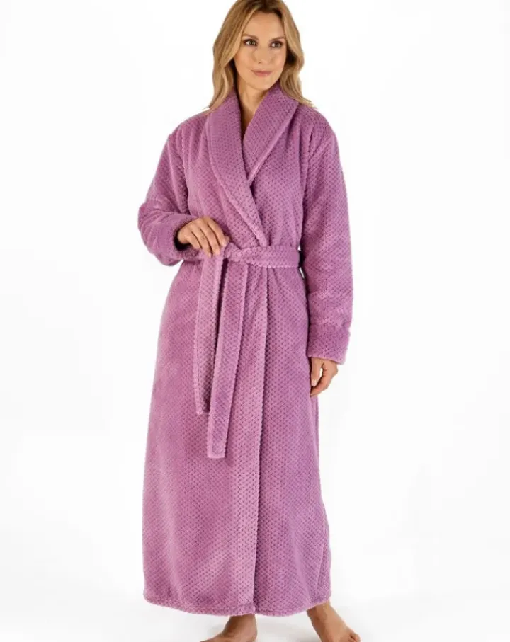 Luxury Waffle Fleece 52" Shawl Collar Wrap HC4329