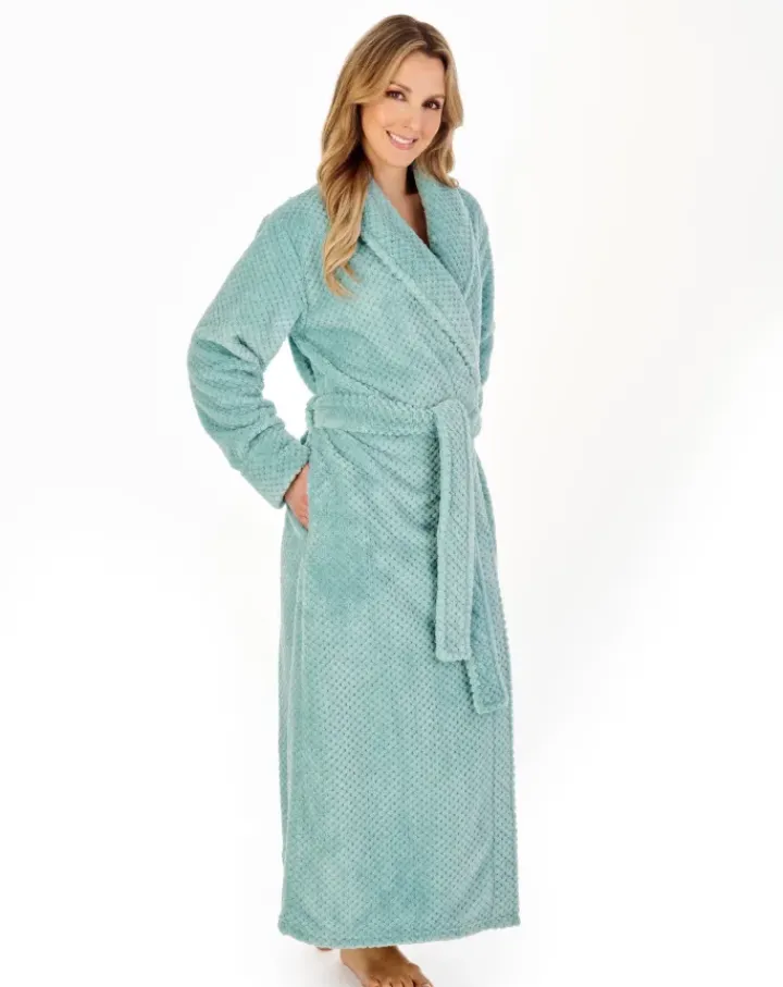 Luxury Waffle Fleece 52" Shawl Collar Wrap HC4329