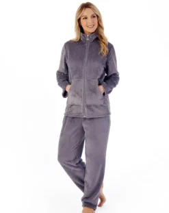 Mini Waffle Zip Through Pyjama PJ4303