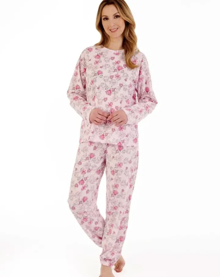 Modern Floral Jersey Raglan Pyjama PJ88132