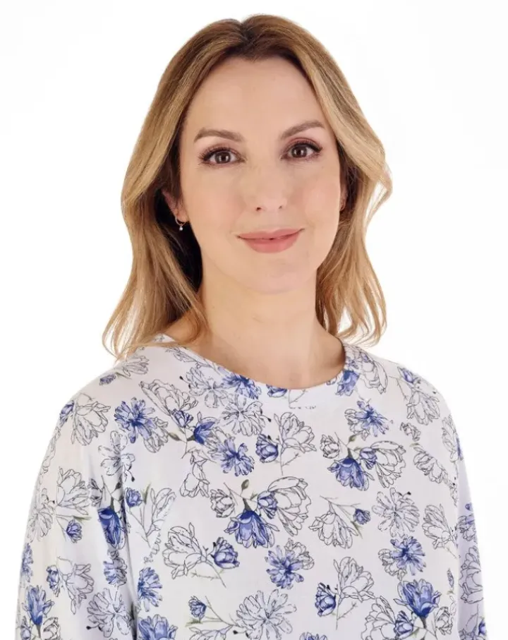 Modern Floral Jersey Raglan Pyjama PJ88132
