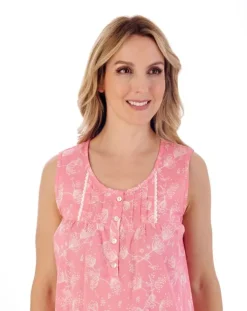 Modern Floral Woven 40" Nightdress ND01211