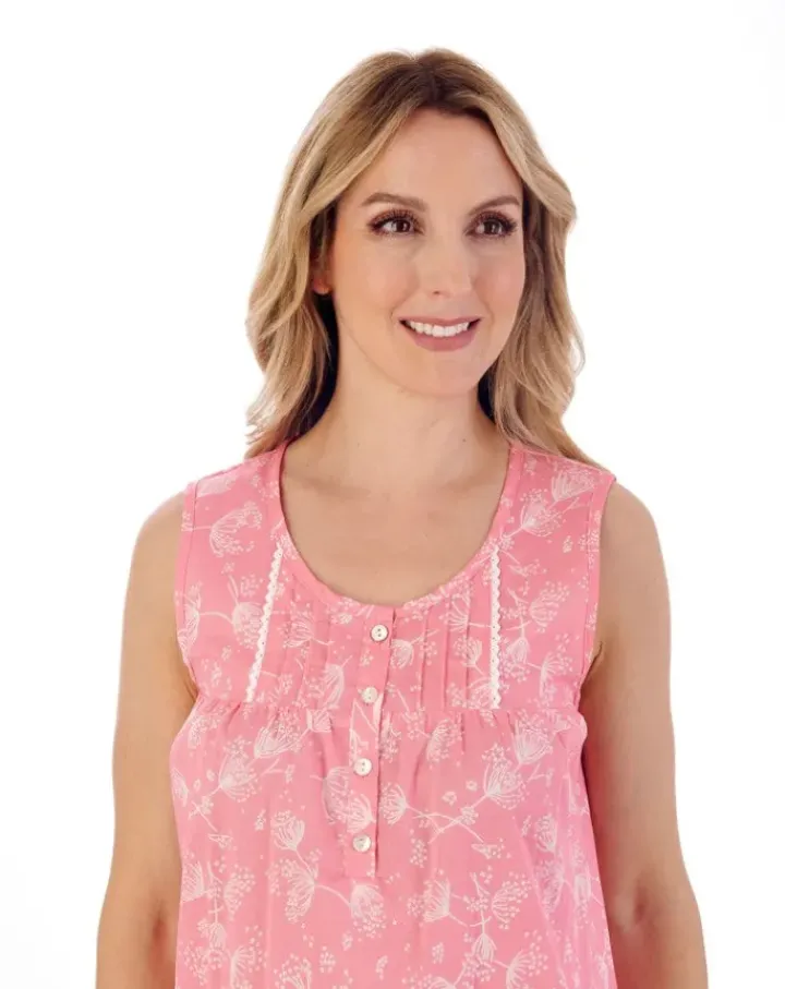 Modern Floral Woven 40" Nightdress ND01211