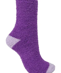 Multi Star & Solid Colour Bedsock (2 Pair Pack) BS173