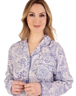 Paisley Print Tailored Pyjama Soft Woven Viscose PJ88228