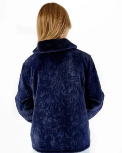Patterned Faux Fur Collar 24