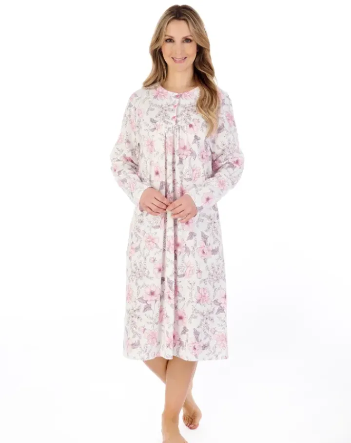 Picot Trim 42" Jersey Nightdress ND04107