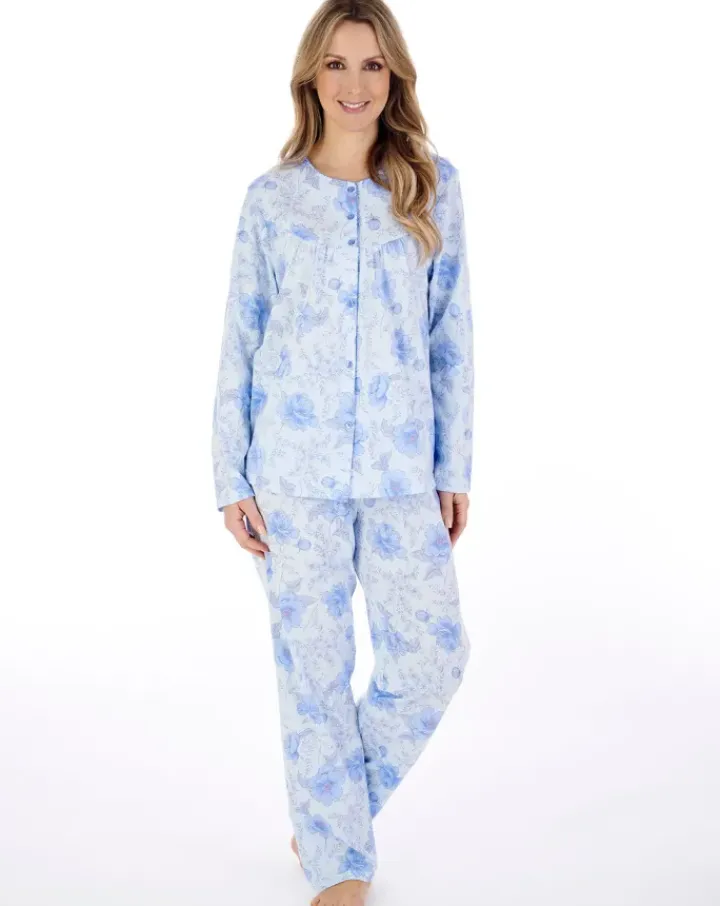 Picot Trim Jersey Pyjama Set PJ04110