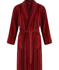 Printed Stripe 49" Coral Fleece Robe WR88861