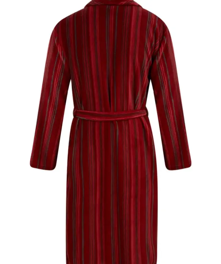 Printed Stripe 49" Coral Fleece Robe WR88861