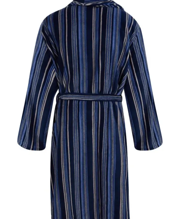 Printed Stripe 49" Coral Fleece Robe WR88861
