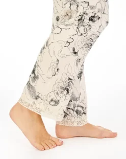 Satin Floral Print Cami & Trouser Set GL04707