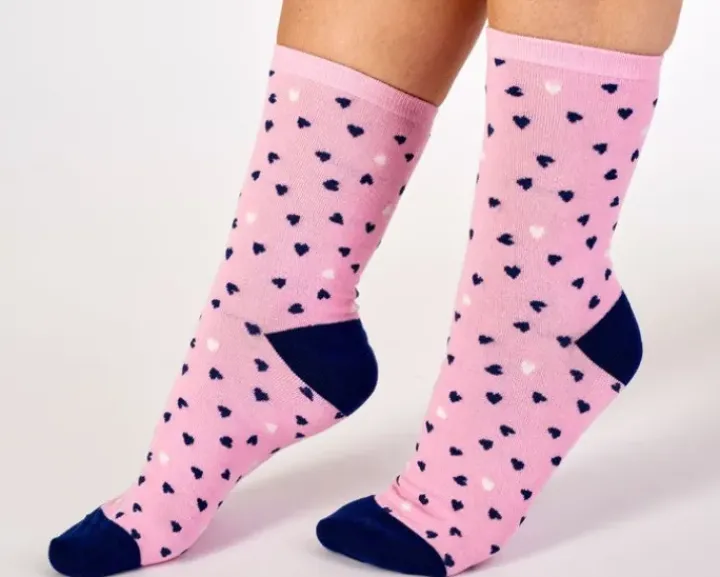 Scottie Dog and Heart Socks (2 Pair Pack) LS175