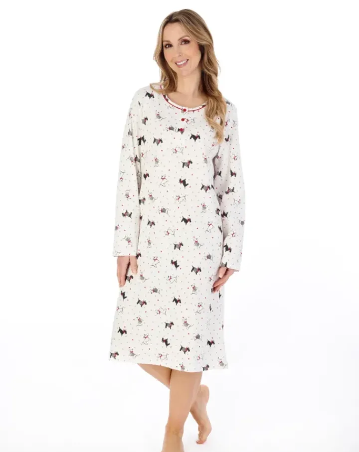 Scottie Dog 42" Jersey Nightdress ND04116
