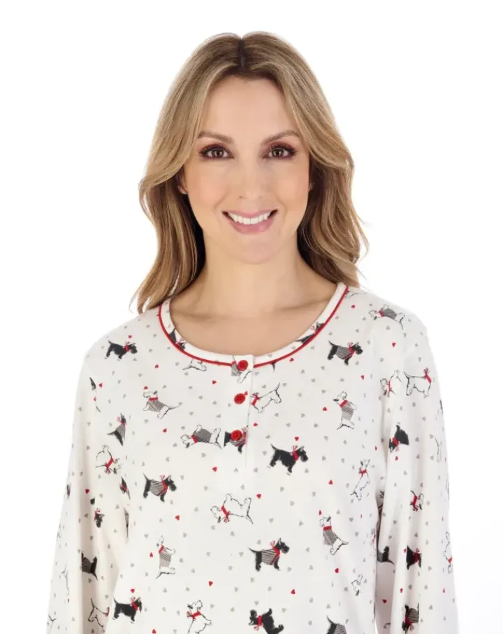 Scottie Dog 42" Jersey Nightdress ND04116
