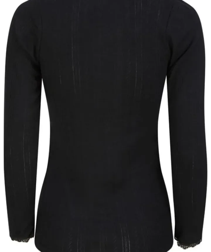 Slenderella Brushed Thermal Long Sleeve Top UW403