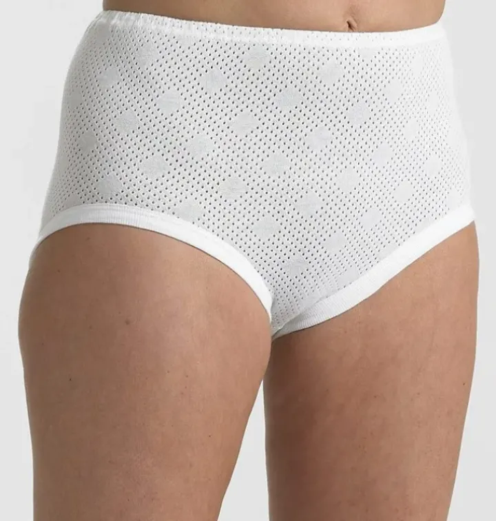 Slenderella Eyelet Brief BF5