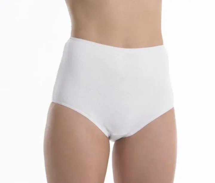 Slenderella Interlock Brief with Coloured Trim BF1