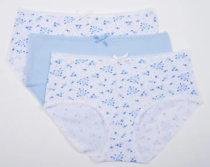 Slenders Cotton Comfort Midi Briefs 3pk BF81