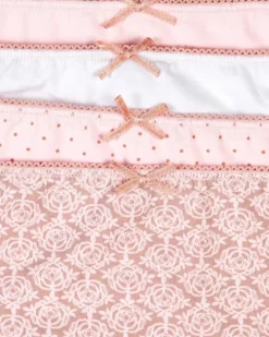 Slenders Cotton Pattern Midi Brief BF84