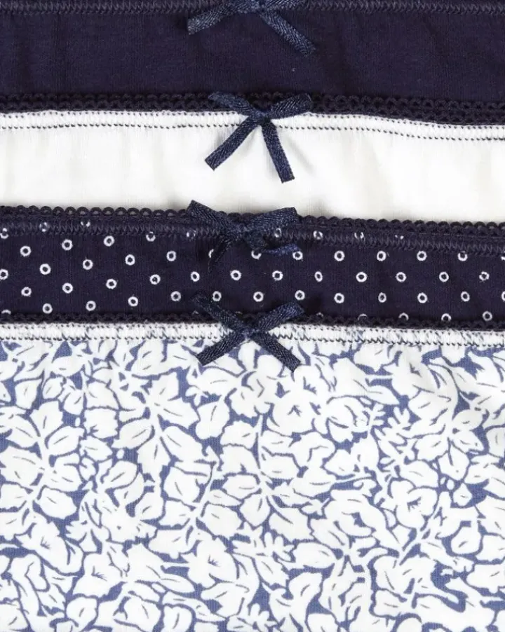 Slenders Cotton Pattern Midi Brief BF84