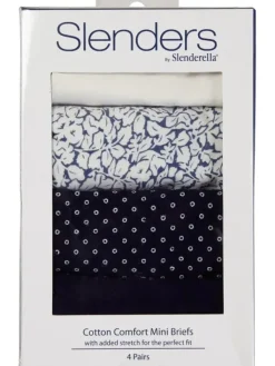 Slenders Cotton Pattern Mini Brief BF83