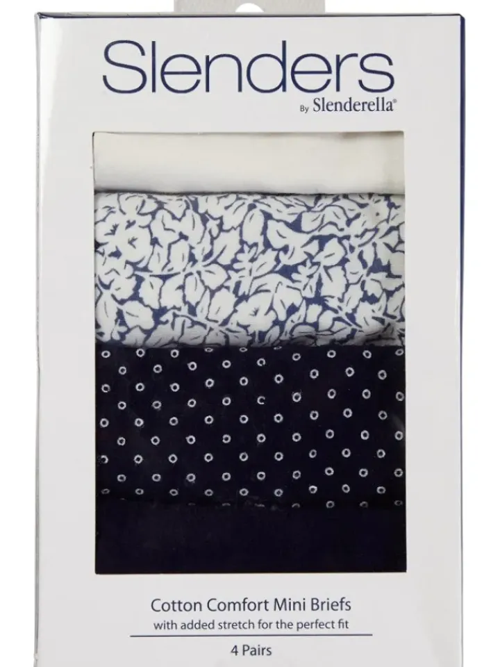 Slenders Cotton Pattern Mini Brief BF83
