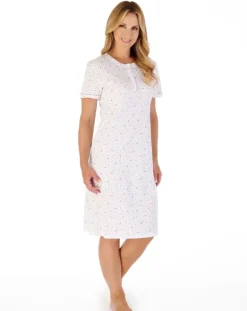 Small Ditsy Print 40" Jersey Nightdress ND03141
