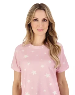 Star Print 40" Jersey Nightdress ND04130