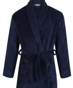 Stitch Detail Coral Fleece 28" Bedjacket WR6831