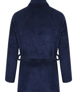 Stitch Detail Coral Fleece 28" Bedjacket WR6831