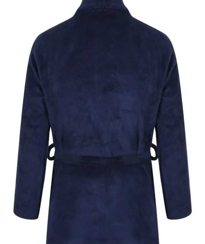 Stitch Detail Coral Fleece 28" Bedjacket WR6831