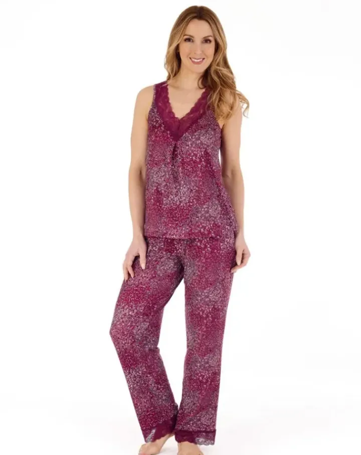 Super Soft Ditsy Print BUS V Neck Pyjama Set GL88702