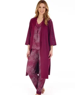 Super Soft Ditsy Print BUS V Neck Pyjama Set GL88702