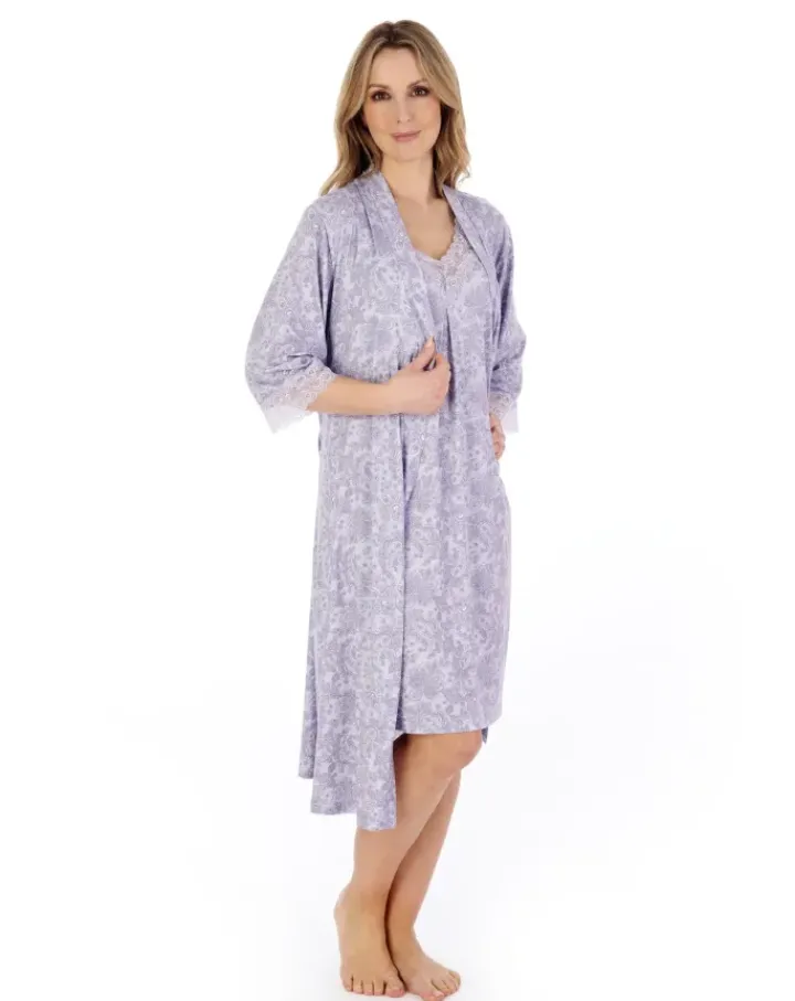 Supersoft Multi Print 42" Kimono Wrap GL04704