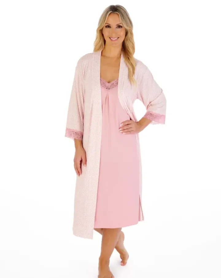 Supersoft Printed 42" Kimono Wrap GL07704