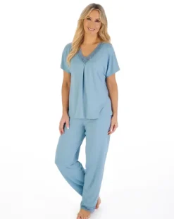 Supersoft Solid Colour Pyjama Set GL07703