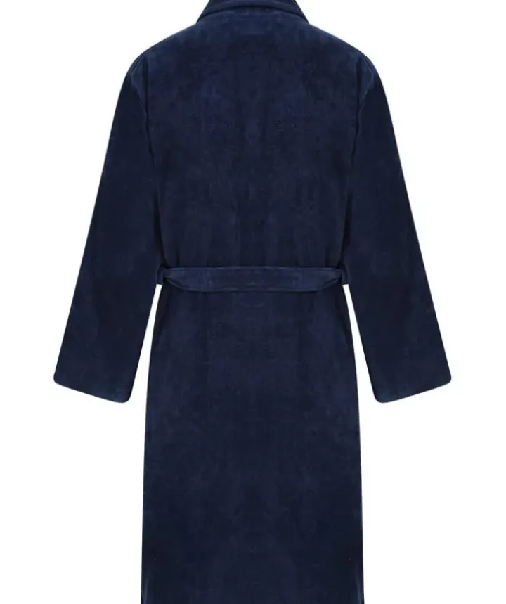 Towelling Velour 48" Shawl Collar Wrap WR66831
