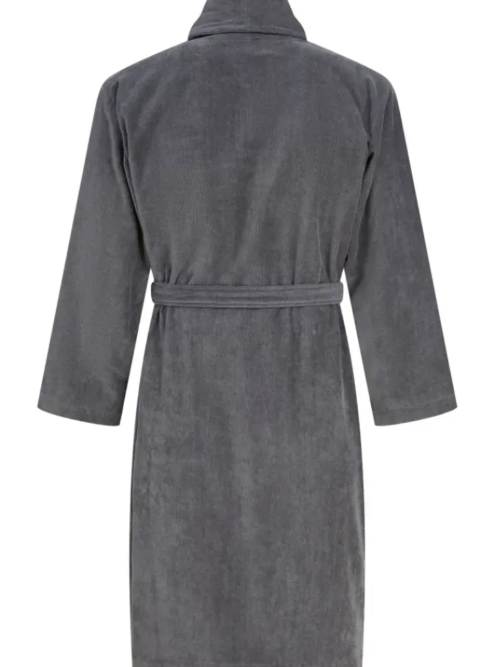 Towelling Velour 48" Shawl Collar Wrap WR66831