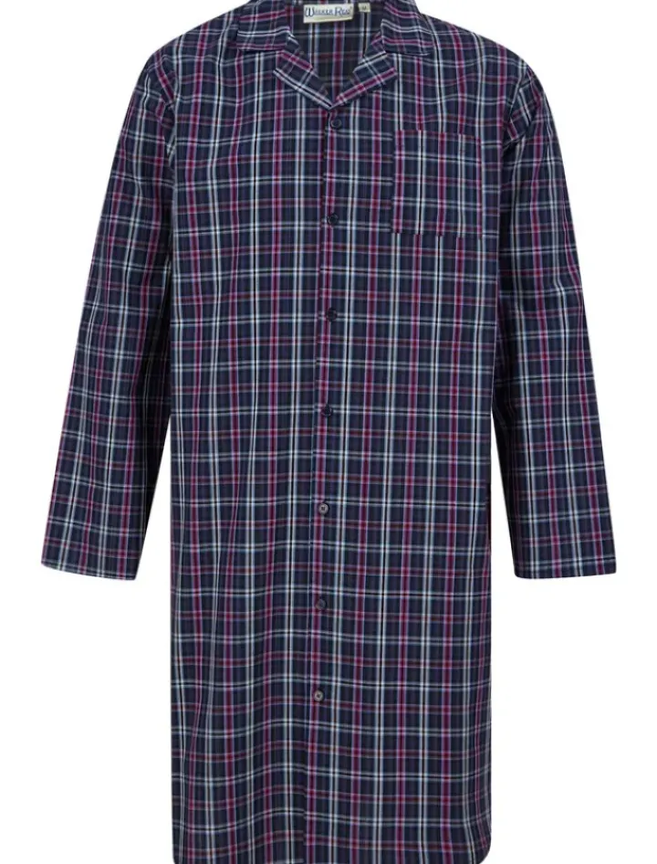 Traditional Woven Check 42" Nightshirt WR02805