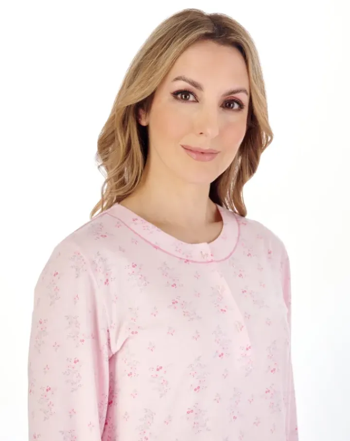 Trailing Floral 44" Jersey Nightdress ND04136