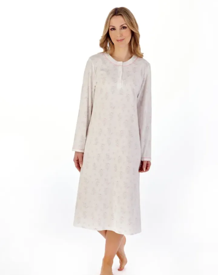 Trailing Floral 44" Jersey Nightdress ND04136