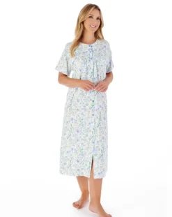 Trailing Floral Print 46" Jersey Nightdress ND03133