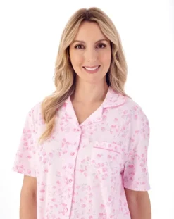 Trailing Floral Print Jersey Pyjama Set PJ01104