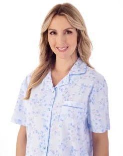 Trailing Floral Print Jersey Pyjama Set PJ01104