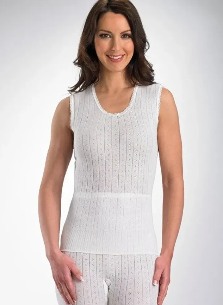 Vedonis Fancy Knit Thermal Sleeveless Cami VUW701