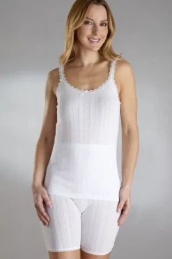 Vedonis Seamfree Fancy Knit Thermal French Neck Cami VUW800